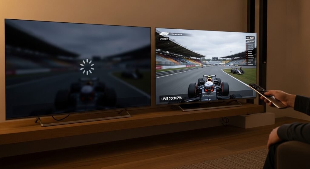 Formel 1 Live Stream Schweiz 4K HDR Premium IPTV – Alle Sessions.
