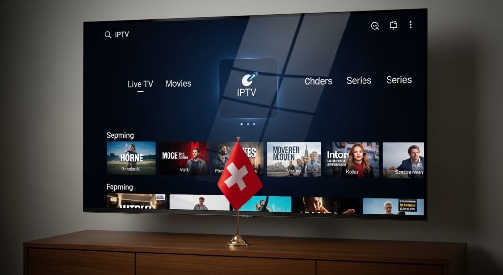 IPTV Smarters Pro oder IBO Player Oberfläche auf einem Fire TV Stick