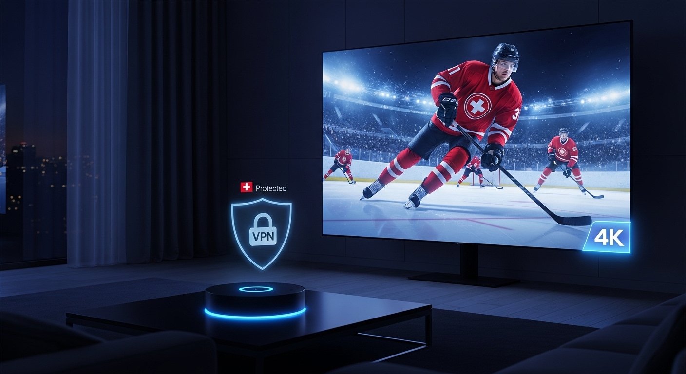 Anonymes Streamen mit VPN für IPTV in der Schweiz – Sicher und ohne Drosselung.